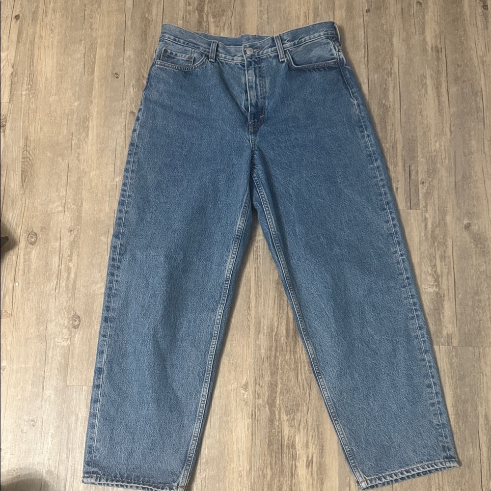 COS Relaxed Fit Blue Jeans for women